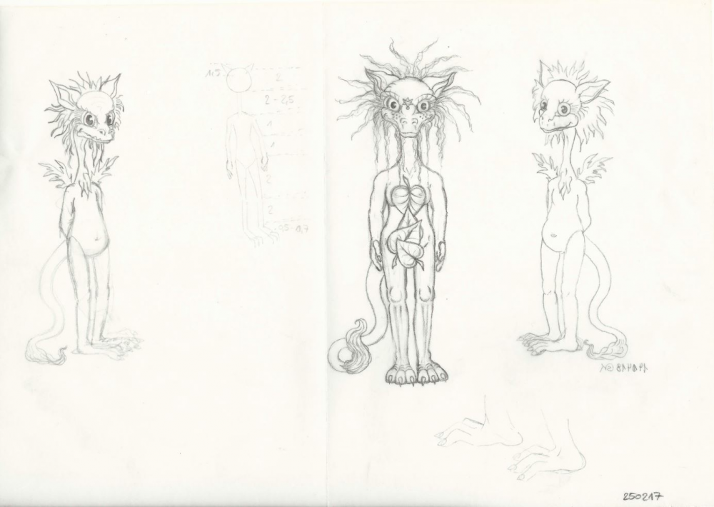 Illustration: Jurix Mischu Körperstudien I & II 2