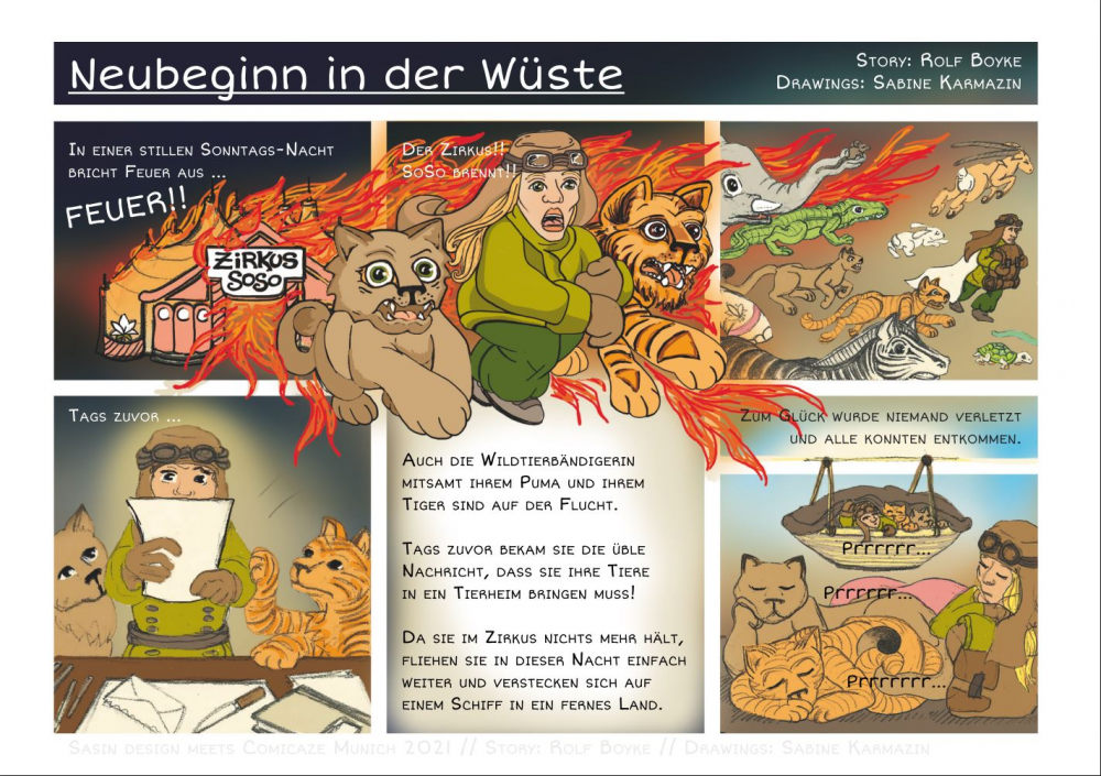 Comic: Comicaze: Neubeginn in der Wüste // Eine Geschichte von Rolf Boy 6