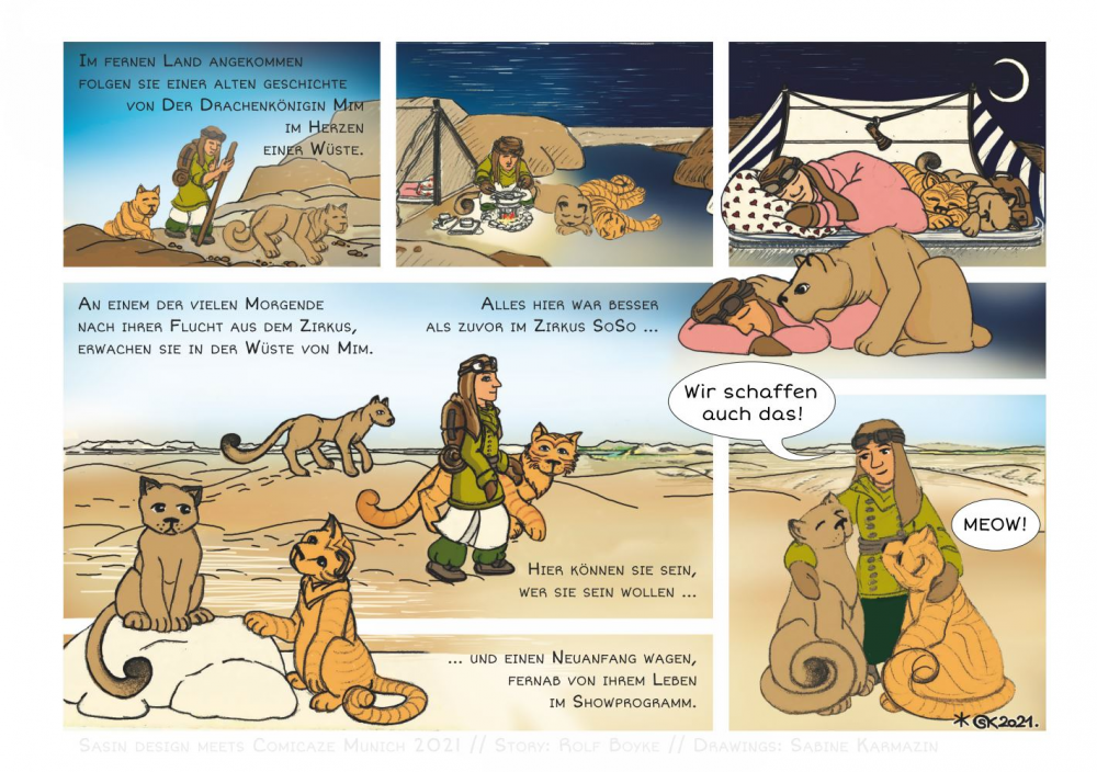 Comic: Comicaze: Neubeginn in der Wüste // Eine Geschichte von Rolf Boy 7