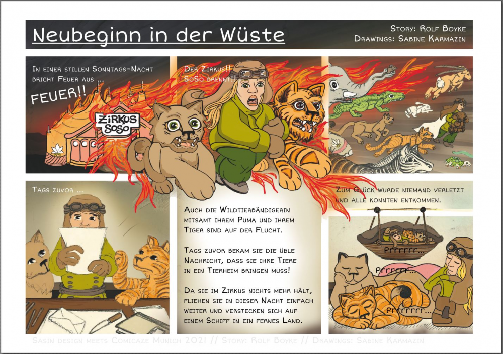 Comic: Comicaze: Neubeginn in der Wüste // Eine Geschichte von Rolf Boy 8