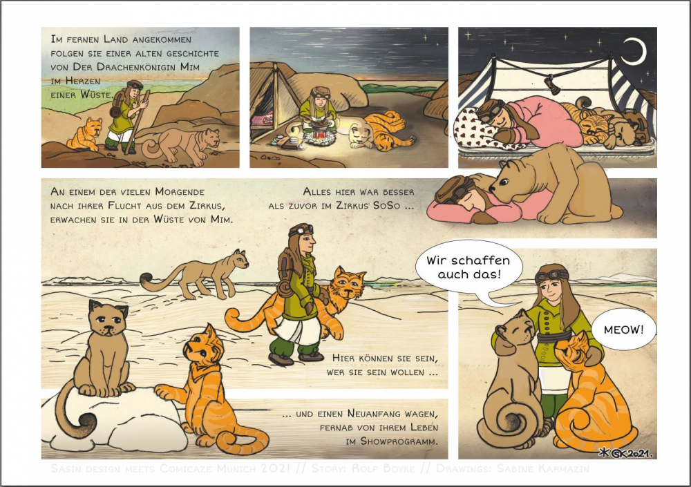 Comic: Comicaze: Neubeginn in der Wüste // Eine Geschichte von Rolf Boy 9
