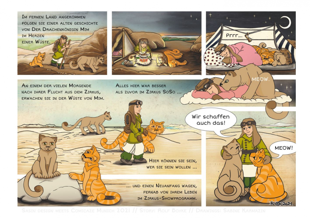 Comic: Comicaze: Neubeginn in der Wüste // Eine Geschichte von Rolf Boy 11