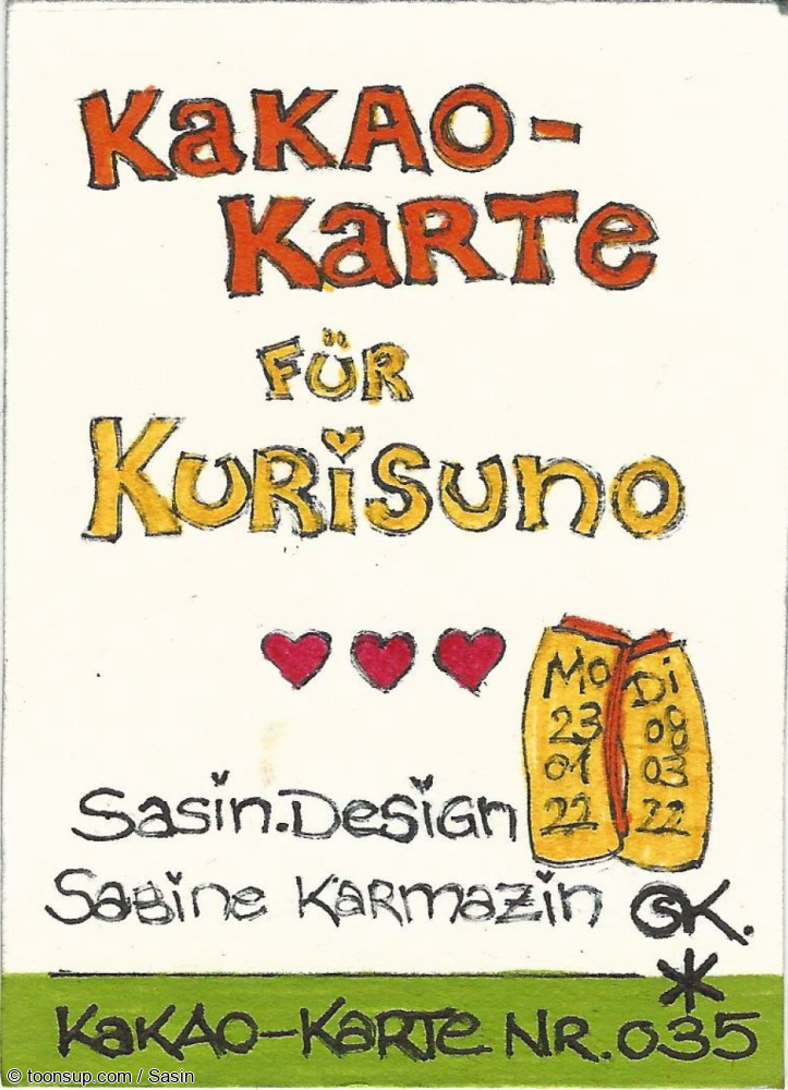 Illustration: KaKAO-Karte Nr. 035 - KuriSonne // Kurisuno Sonnenschein 3