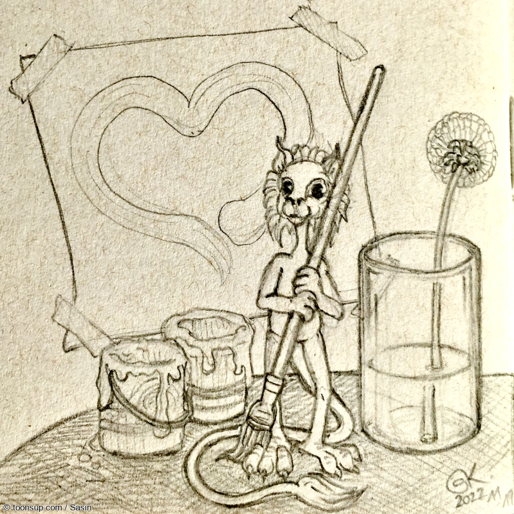 Illustration: Kleine Jurix Skizze (ca. 8 cm x 8 cm) 1