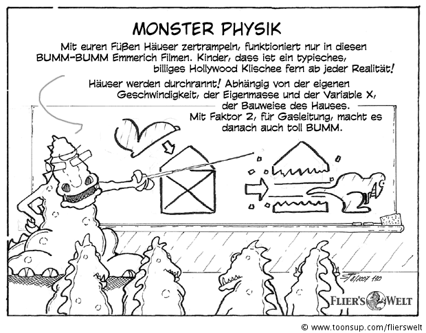 Cartoon: Monster Physik 1