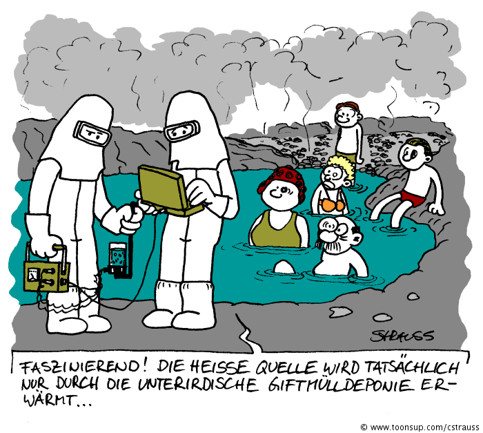 Cartoon: Heiße Quelle 1