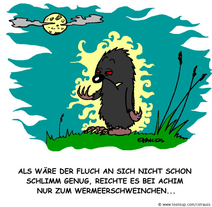 Cartoon: der Fluch 1