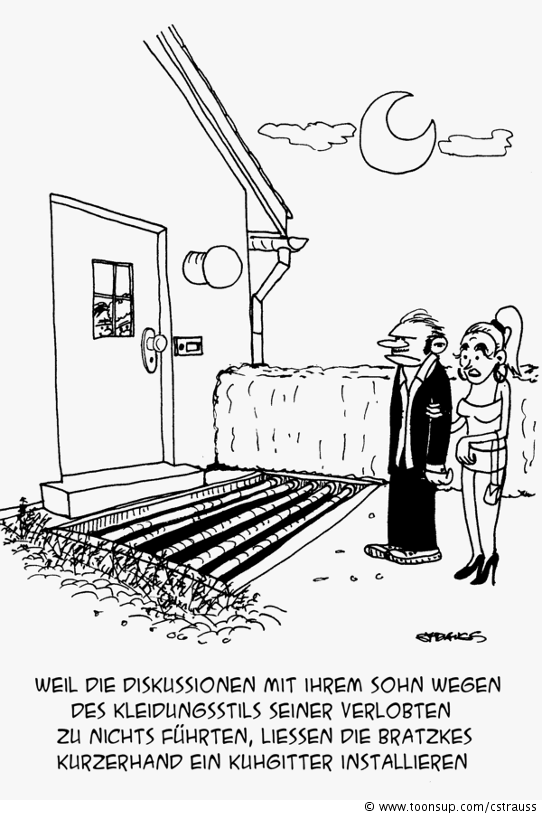 Cartoon: Kuhgitter 1