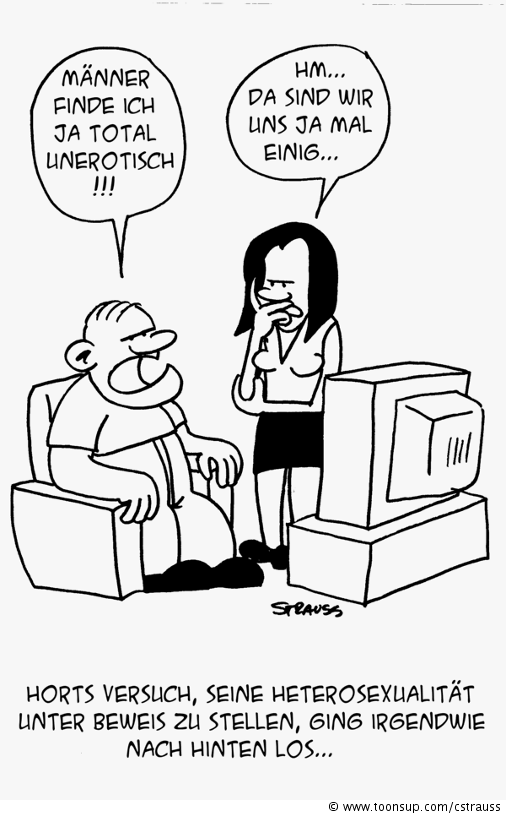 Cartoon: muster-hetero 1