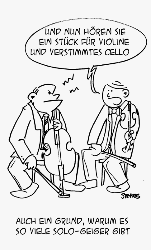 Cartoon: sologeiger 1