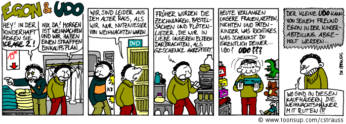 Comic: weihnachtseinkäufe 1