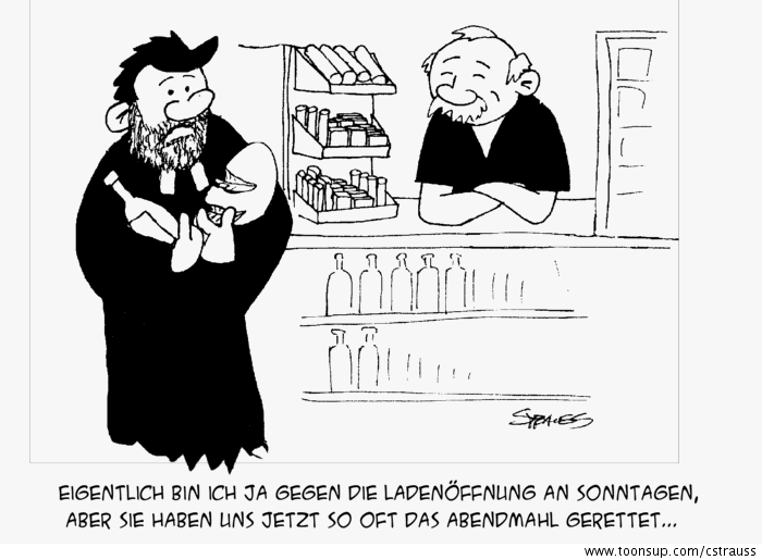 Cartoon: immer wieder sonntags 1