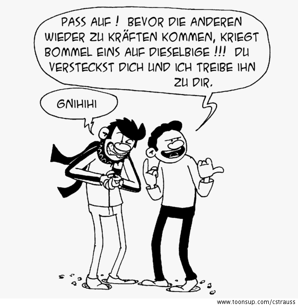 Comic: cSTRAUSS vs Bommel 1