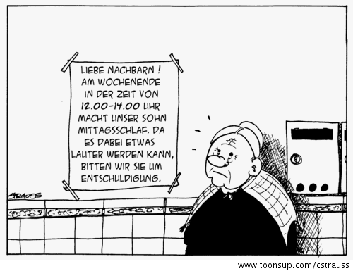 Comic: Mittagsruhe 1