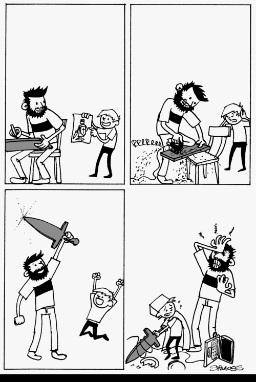 Comic: Ritter der Kokosnuss 1
