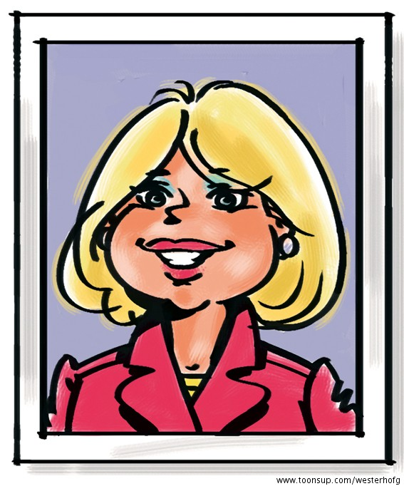 Cartoon: tour guide 1