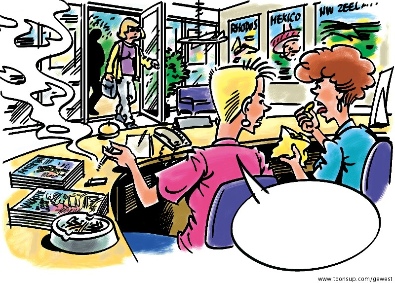 Cartoon: reiseburo 1