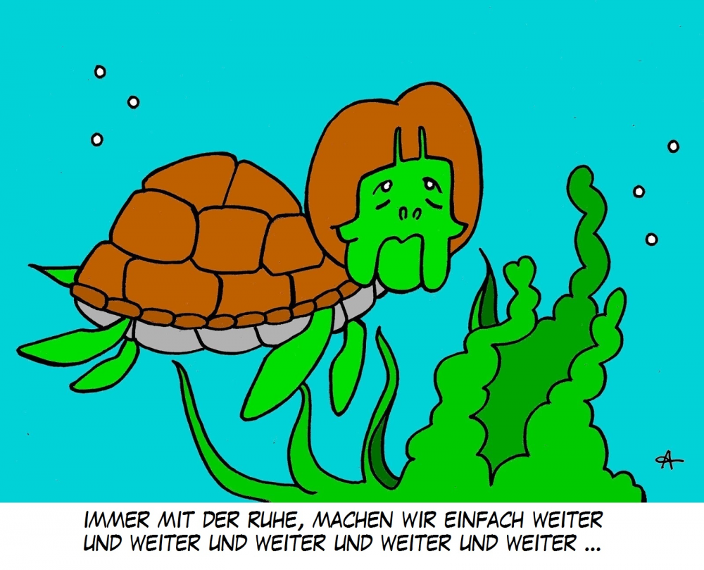 Cartoon: Weitermachen 1