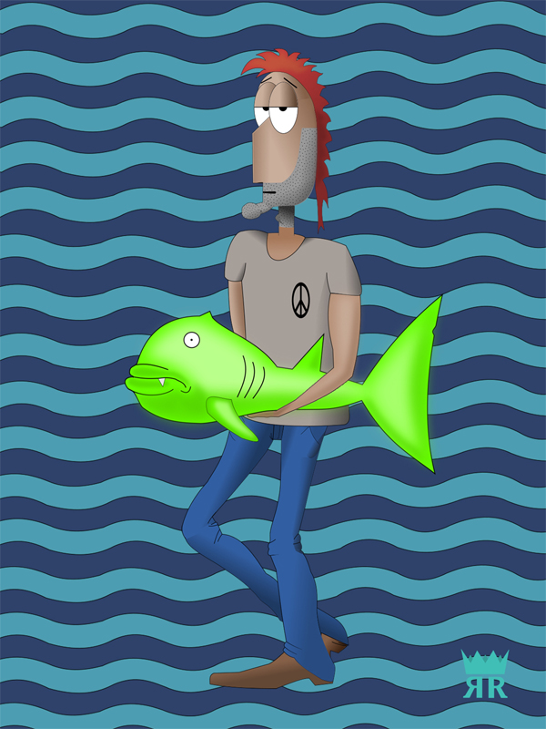 Cartoon: fishwalk 1