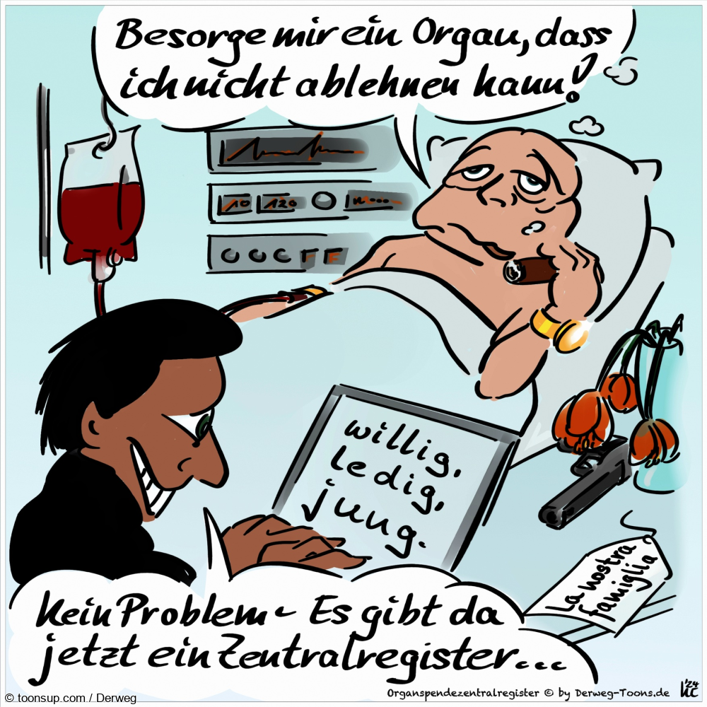 Cartoon: Zentralregister 1