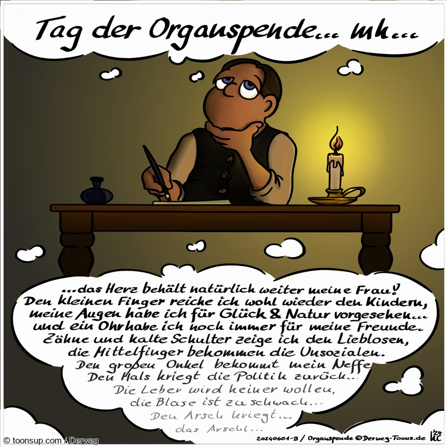 Cartoon: Organspende 1