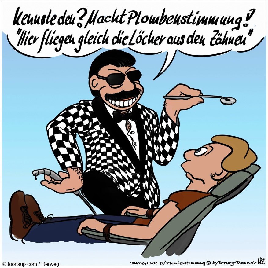 Cartoon: Plombenstimmung 1