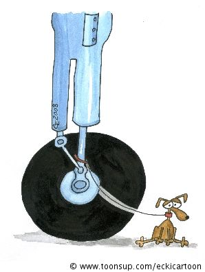 Cartoon: Fahrwerk 1