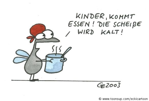 Cartoon: Kinder kommt rein 1