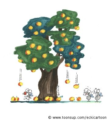 Cartoon: Apfelbaum 1