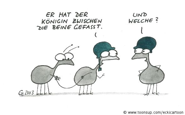 Cartoon: Ameisenkönigin 1