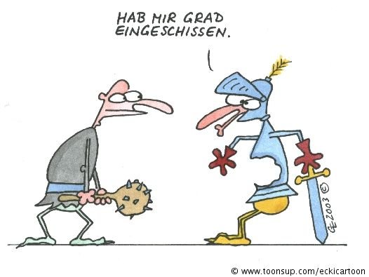 Cartoon: eingeschissen 1
