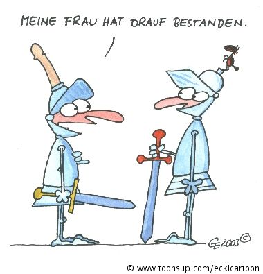 Cartoon: Ritterpenis 1
