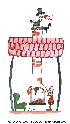 Cartoon: Schornsteinfeger 1