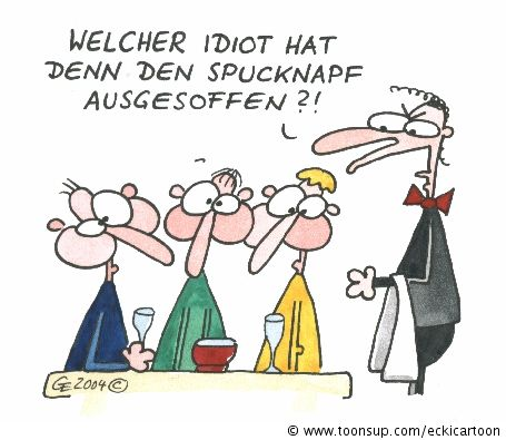 Cartoon: Spucknapf 1