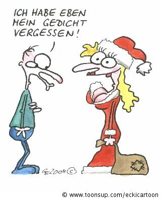 Cartoon: Weihnachtsgedicht 1