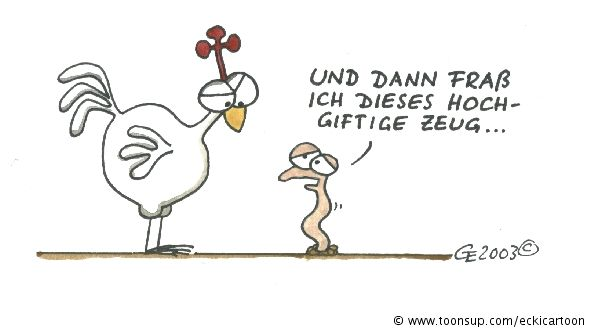 Cartoon: Giftwurm 1