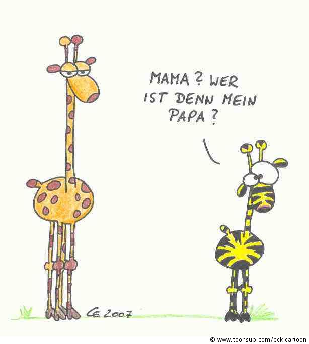 Cartoon: Giraffentiger 1