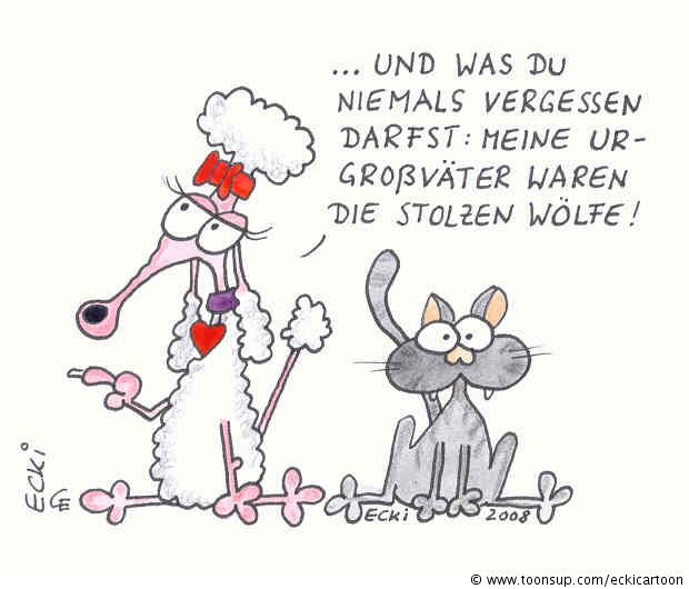Cartoon: Stolze Wölfe 1