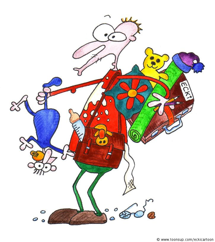 Illustration: Vater werden - Buchcover 1