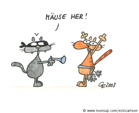 Cartoon: Mäuse her! 1