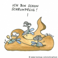 schrumpelig