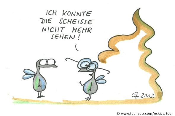 Cartoon: Brillenfliege 1