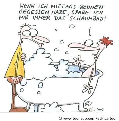 Cartoon: Schaumbad 1