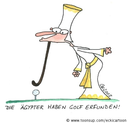 Cartoon: Nilgolf 1