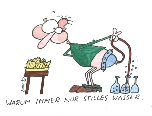 Cartoon: stilles Wasser 1