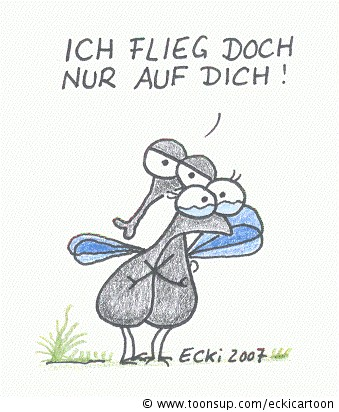 Cartoon: Ich flieg auf dich! 1