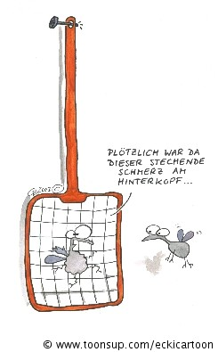 Cartoon: Fliegenklatsche 1