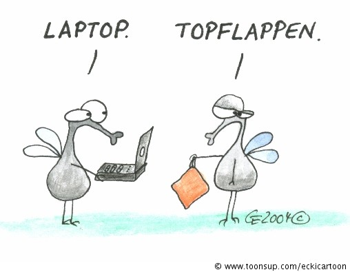 Cartoon: Topflappen 1