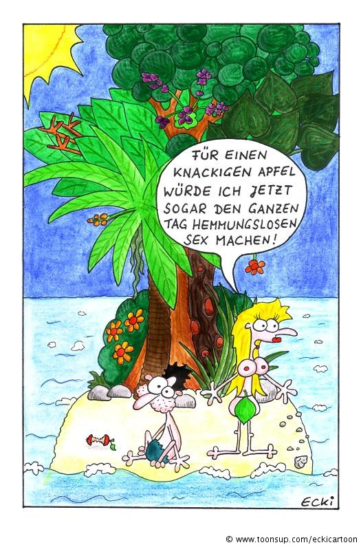 Cartoon: Apfel-Insel 1