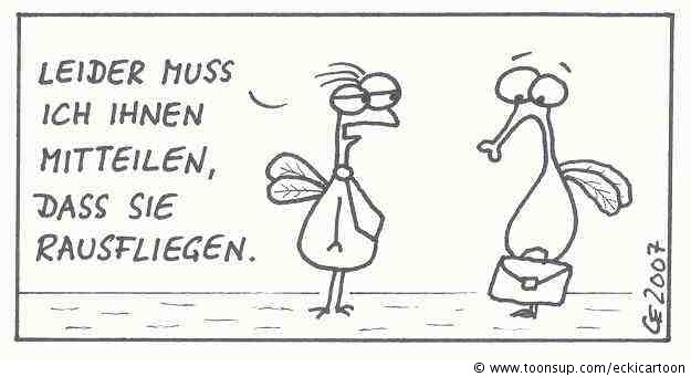 Comic: Rausfliegen 1